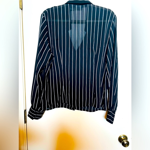 Button-Front Blouse - Picture 2 of 3